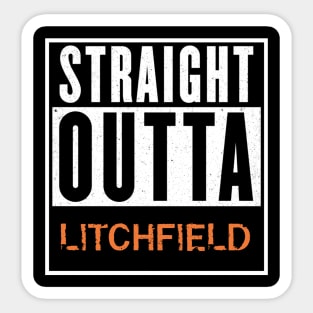 Orange Is The New Black Shirt: Straight Outta Litchfield Sticker